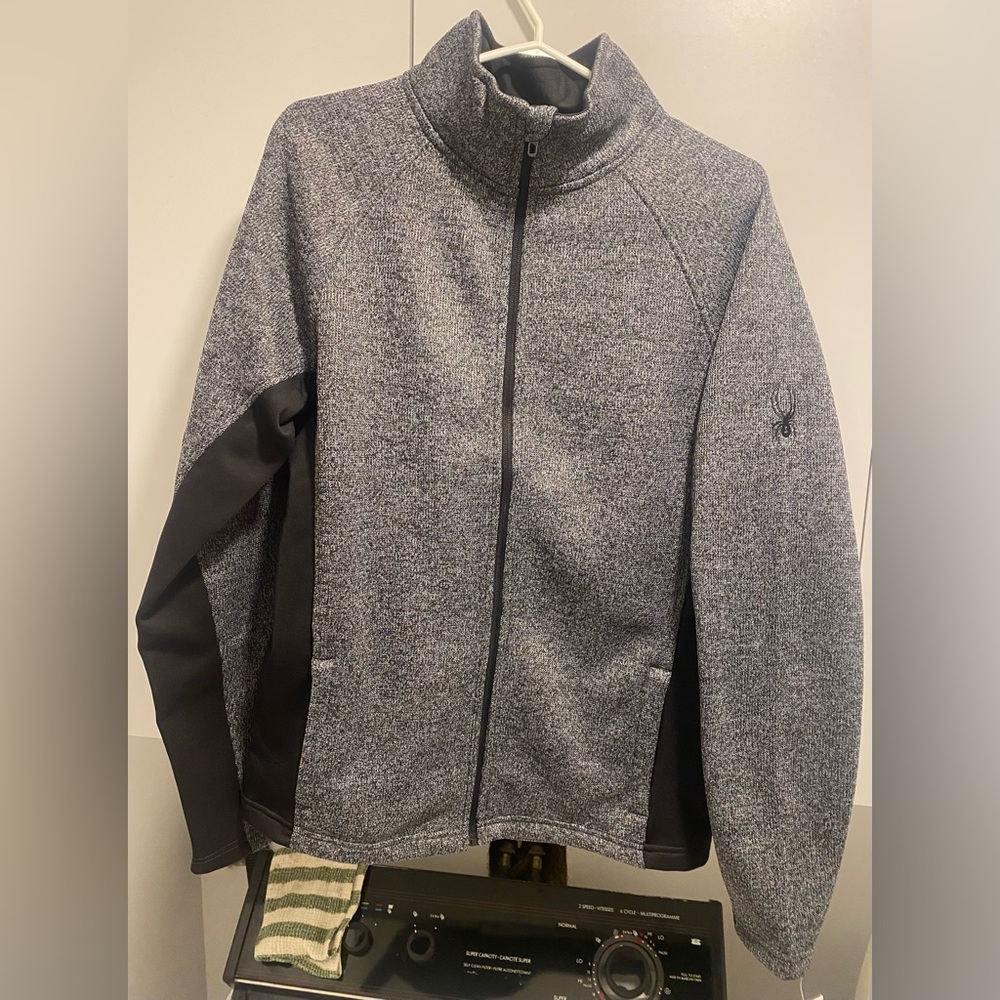 Spyder Charcoal and Black Jacket